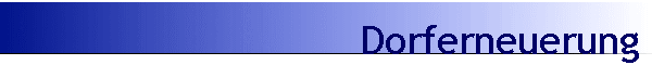 Dorferneuerung